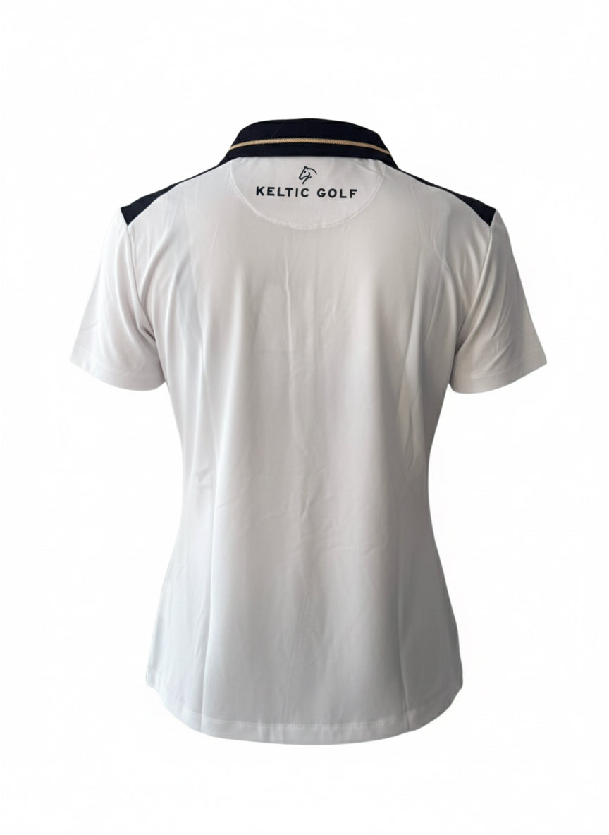 The Ladies Classic Polo - White Gold