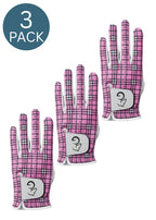 Ladies Gloves - Pink - 3 pieces