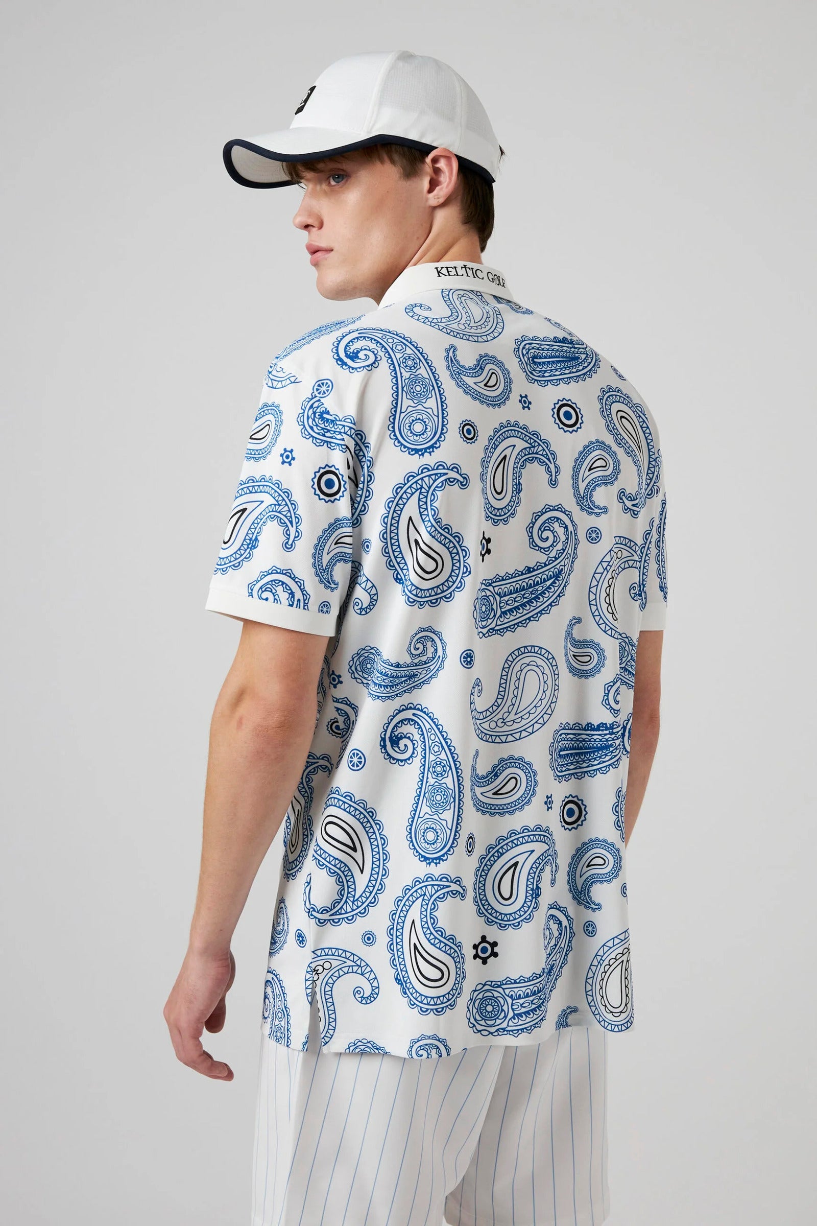 Zip Polo Retro Paisley