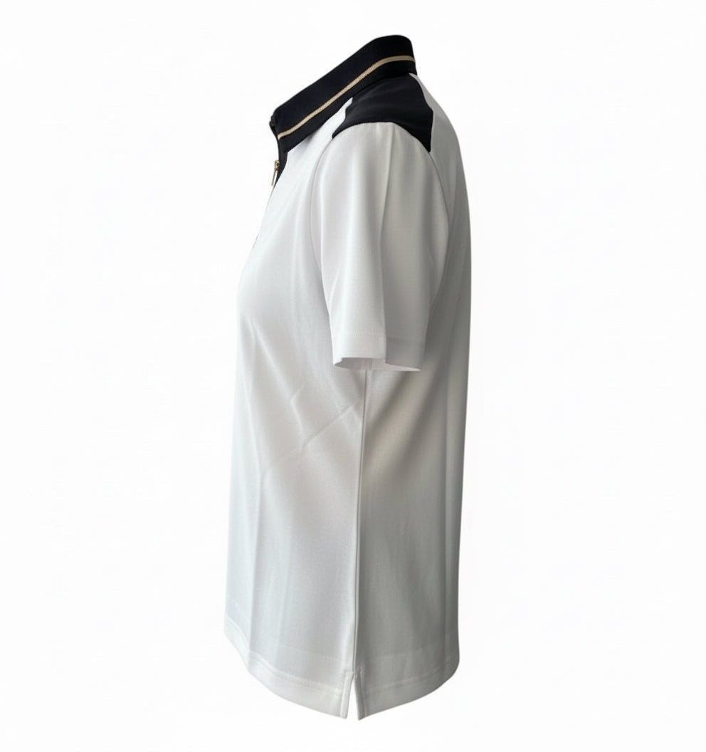 The Ladies Classic Polo - White Gold
