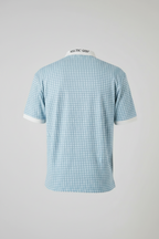 Zip Polo - Iced Blue