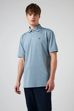 3 Button Polo Buttons Polo Blue Melange