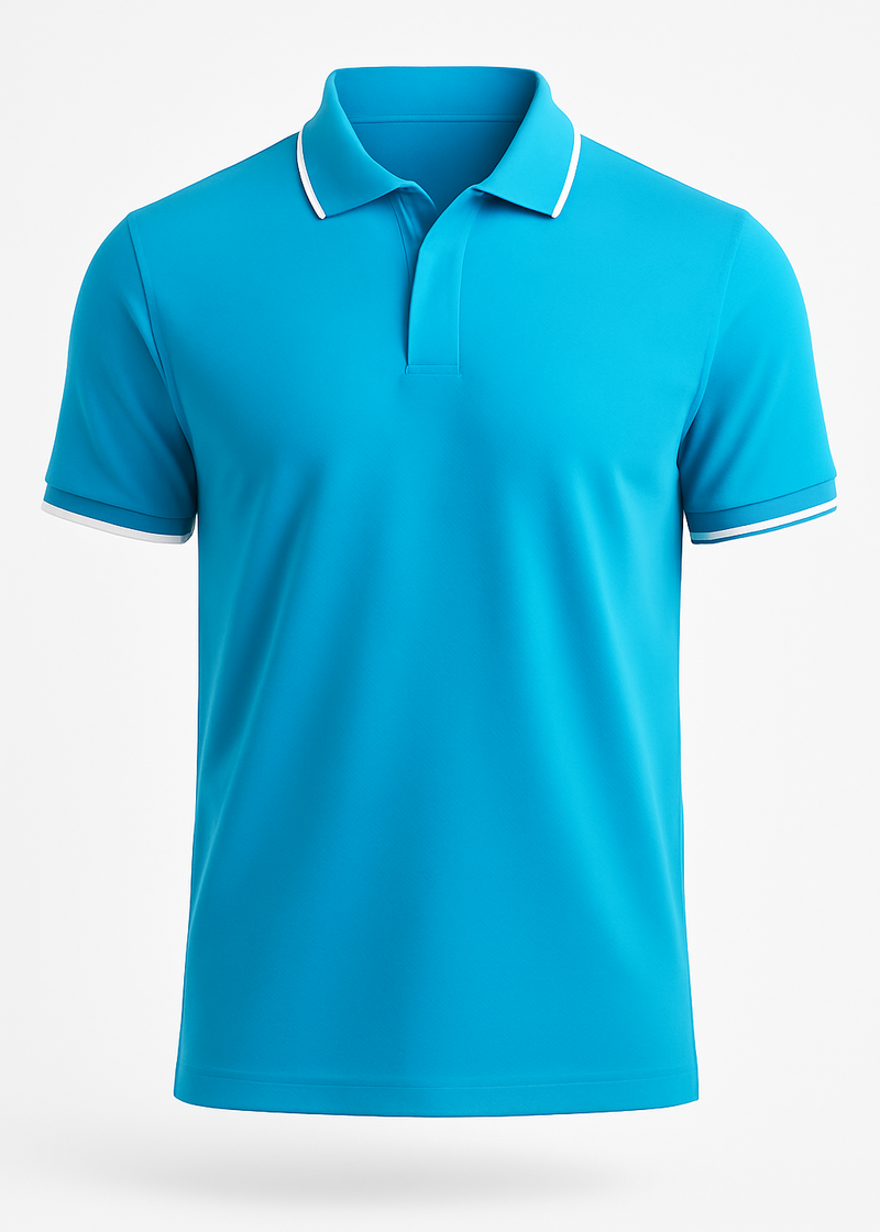 19th Hole Polo Shirt - Blue Atoll