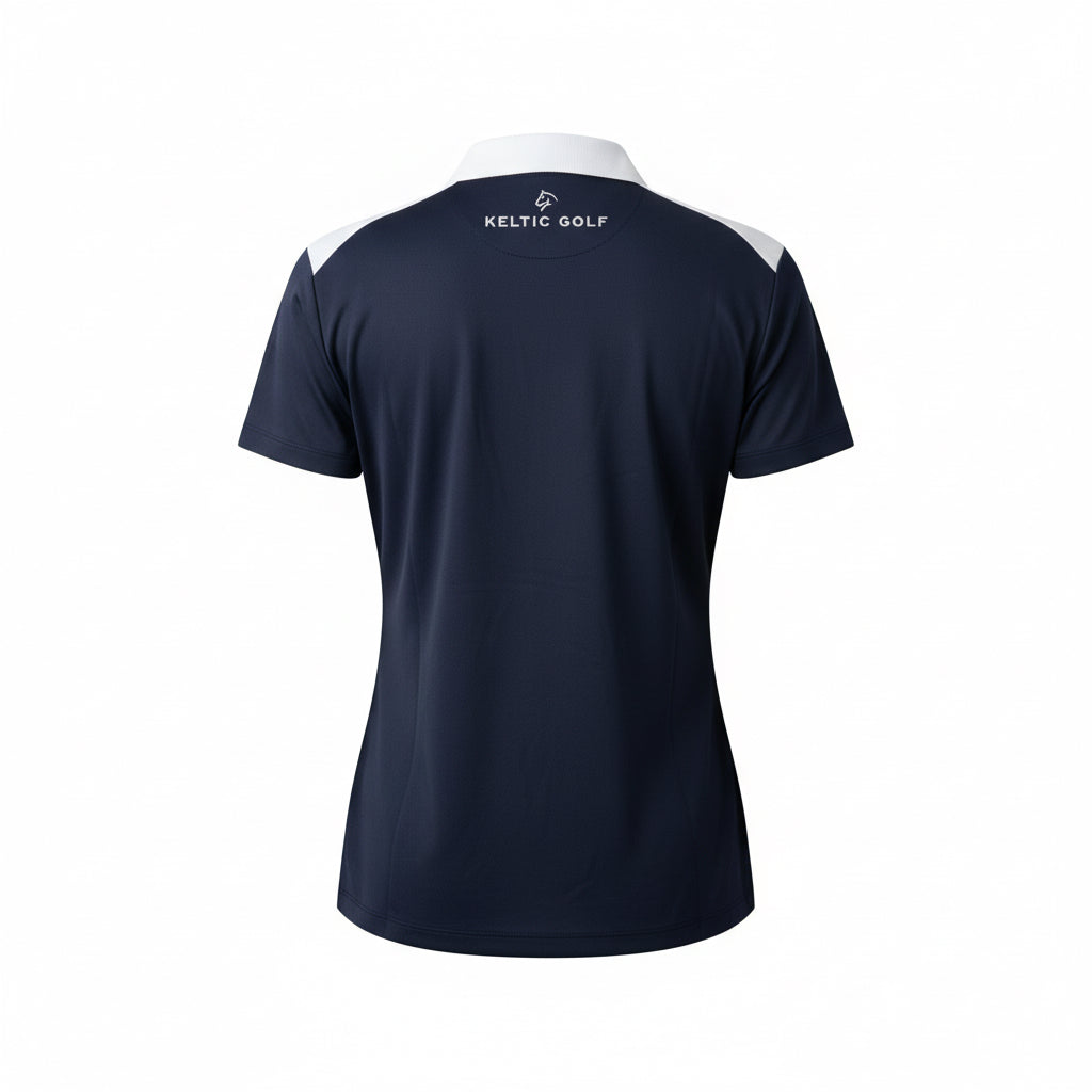 The Ladies Classic Polo - Navy Gold