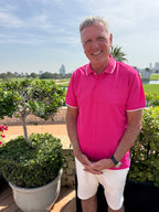 19th Hole Polo Shirt - Fuchsia Pink