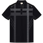 Men’s Premium Polo - Navy/Plaid