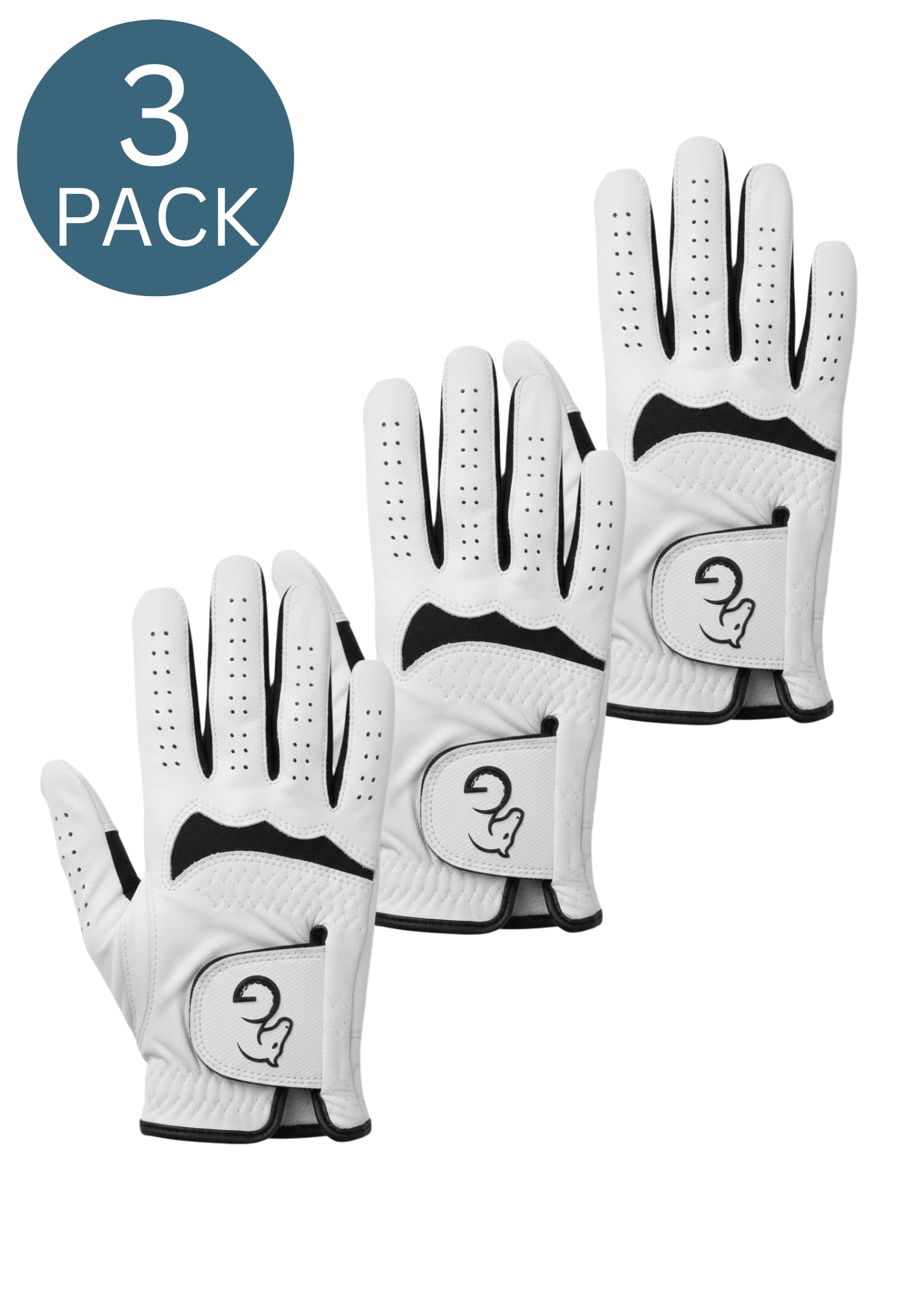 Ladies Gloves - White - 3 pieces