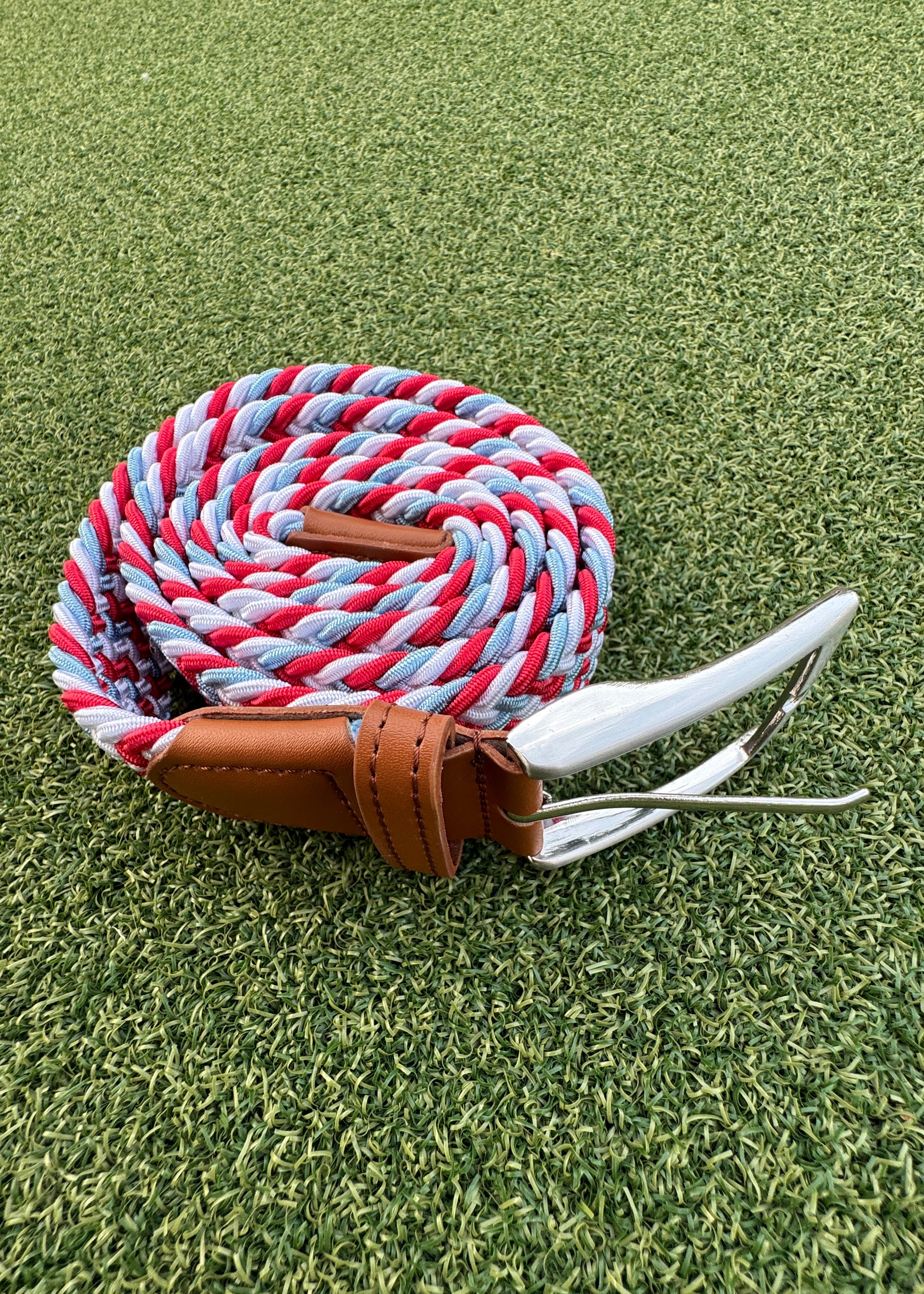 Belt - Blue Woven