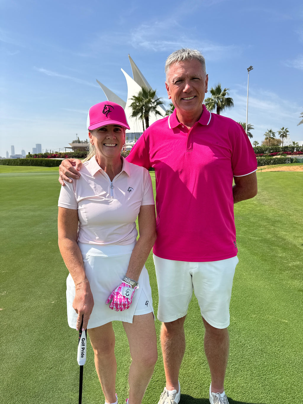The Keltic Cap - Pink & White