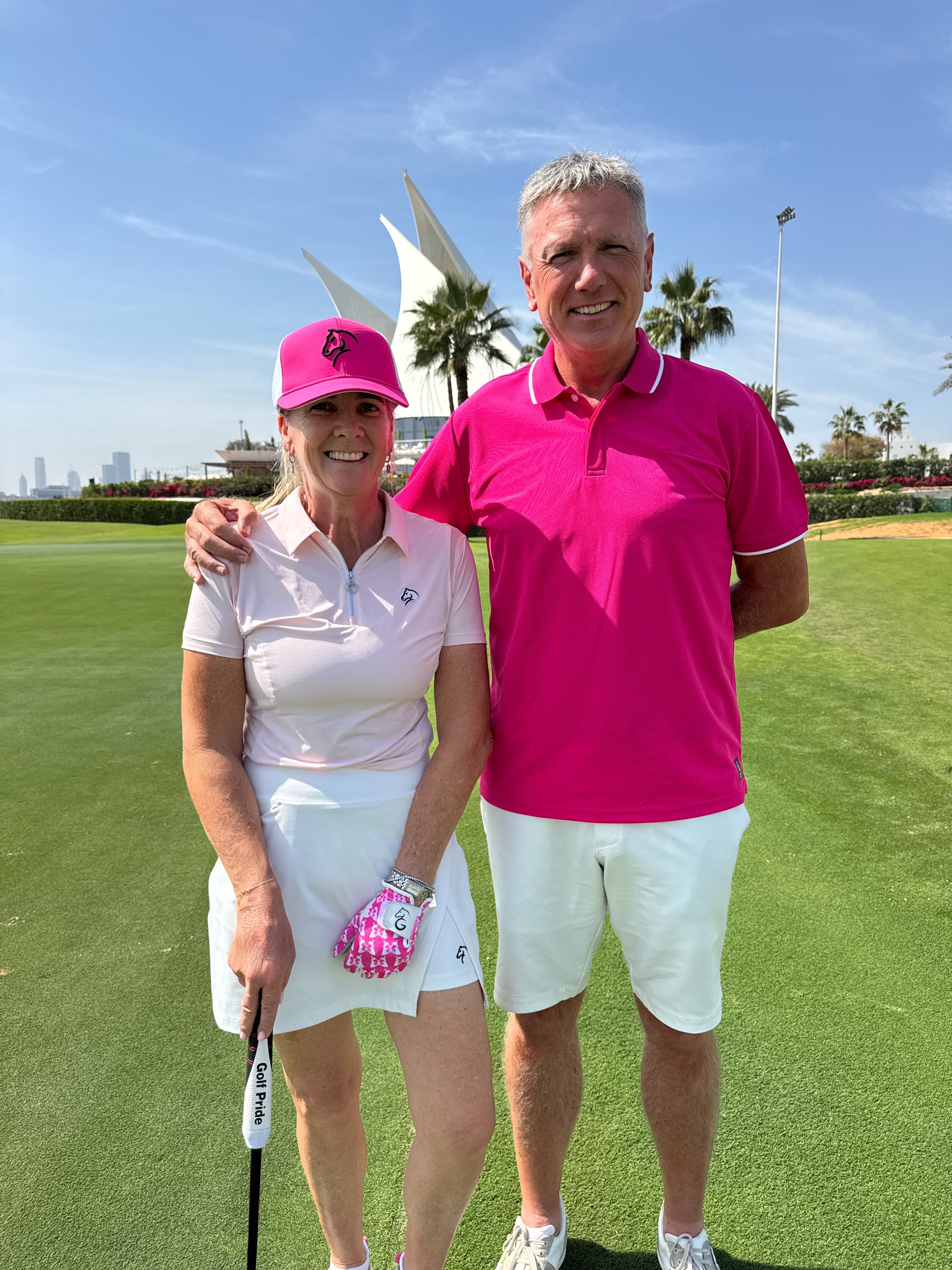 The Keltic Cap - Pink & White