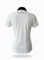 The Retro Ladies Polo - White & Navy