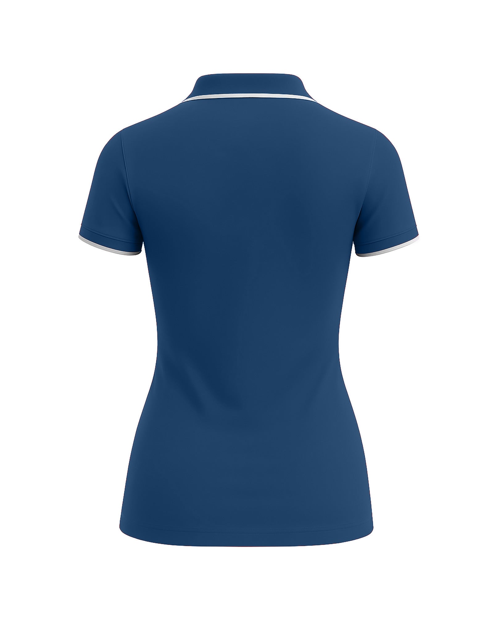 Ladies Button Golf Polo Shirt - True Navy