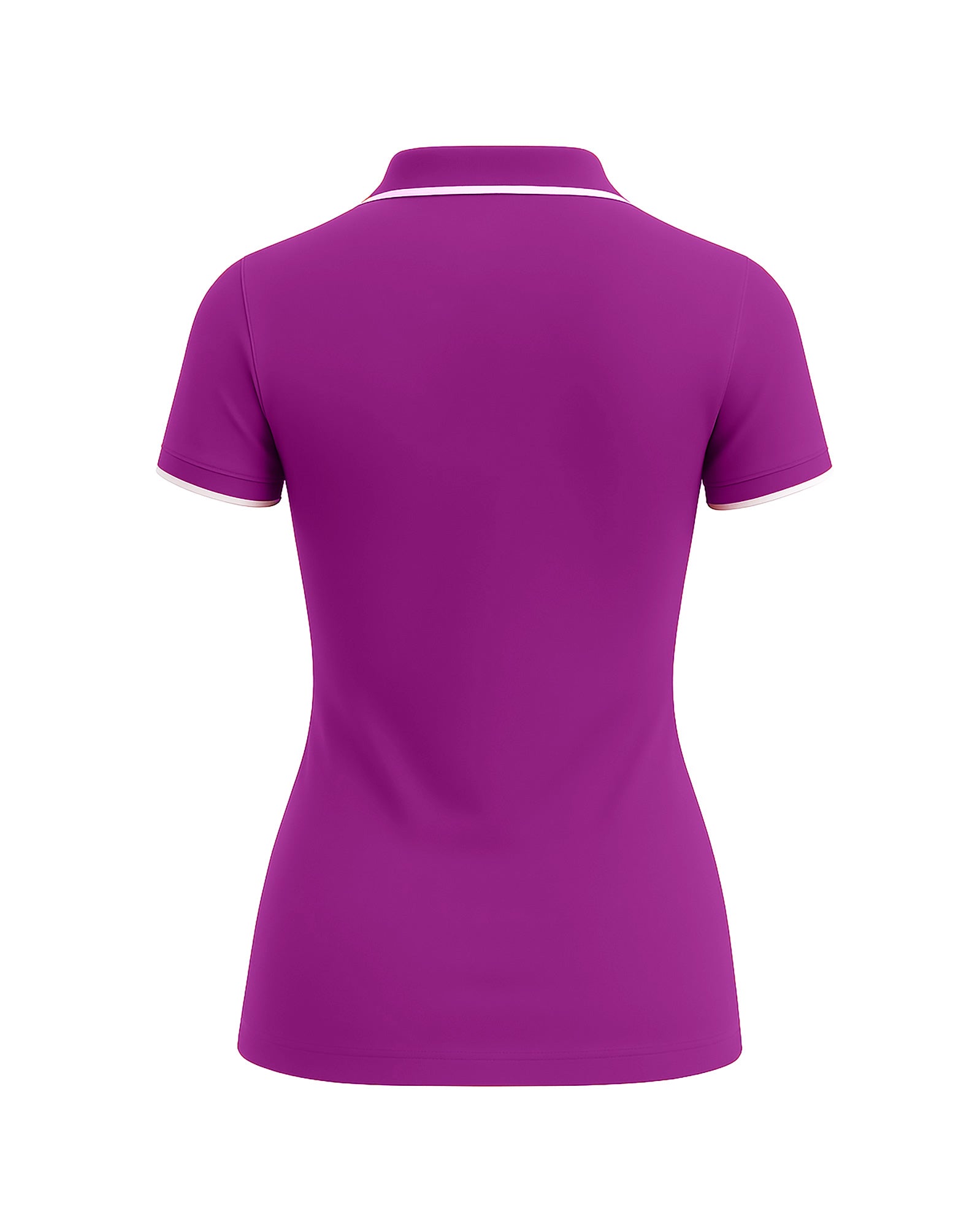 Ladies Button Golf Polo Shirt -  Hyacinth Violet