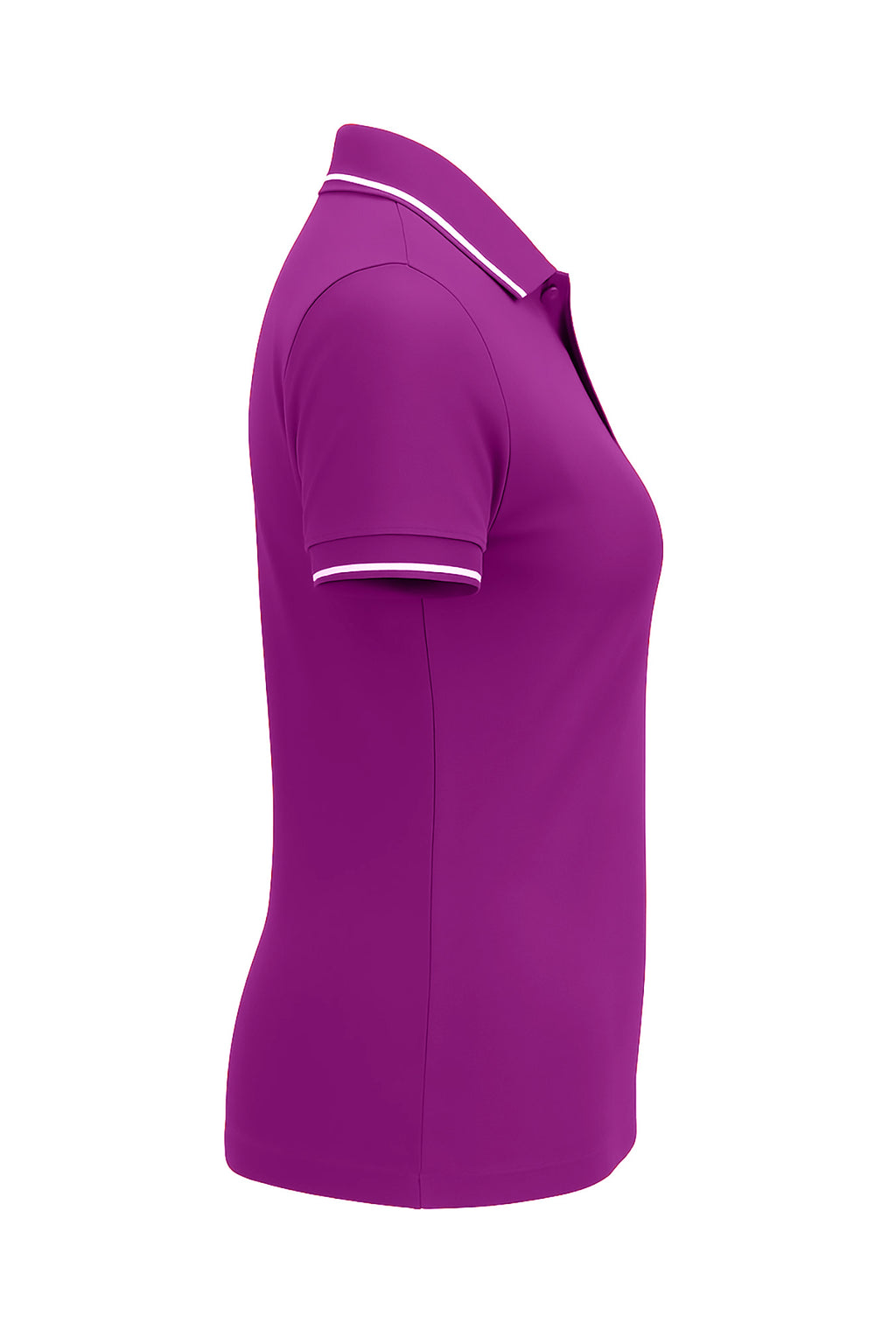 Ladies Button Golf Polo Shirt -  Hyacinth Violet