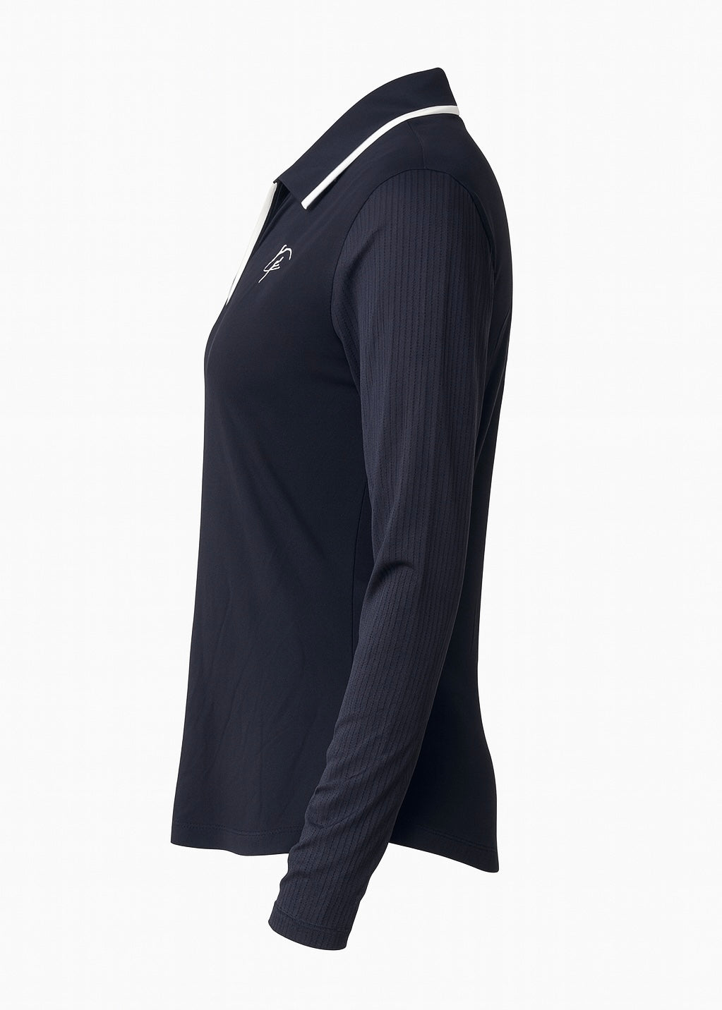 Ladies Sleeved Golf Polo - Classic Navy
