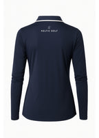 Ladies Sleeved Golf Polo - Classic Navy