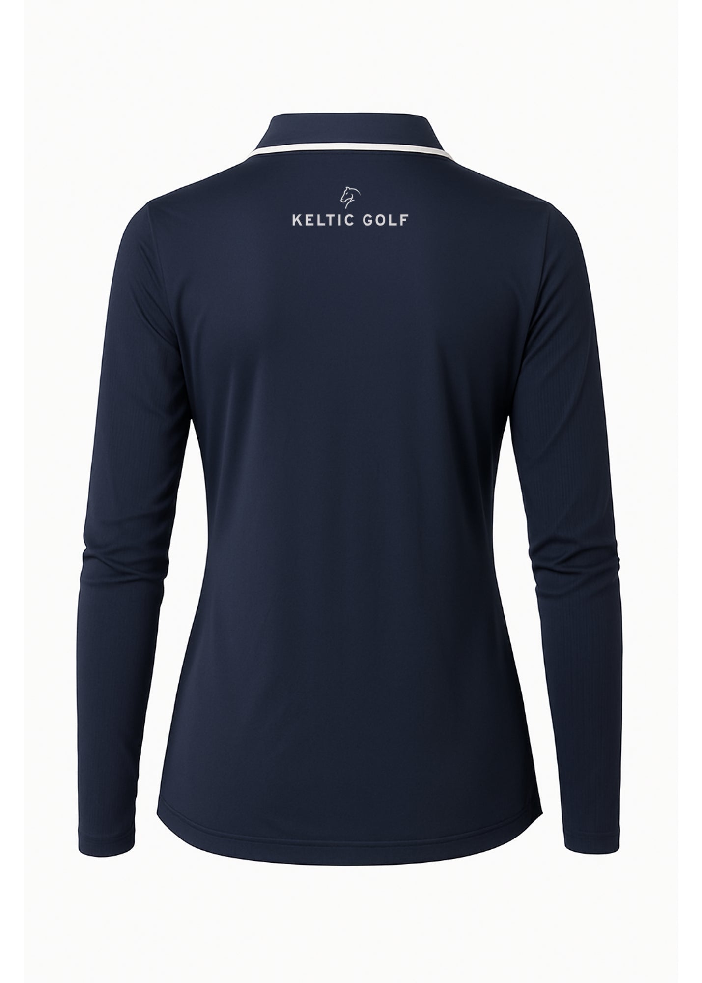 Ladies Sleeved Golf Polo - Classic Navy