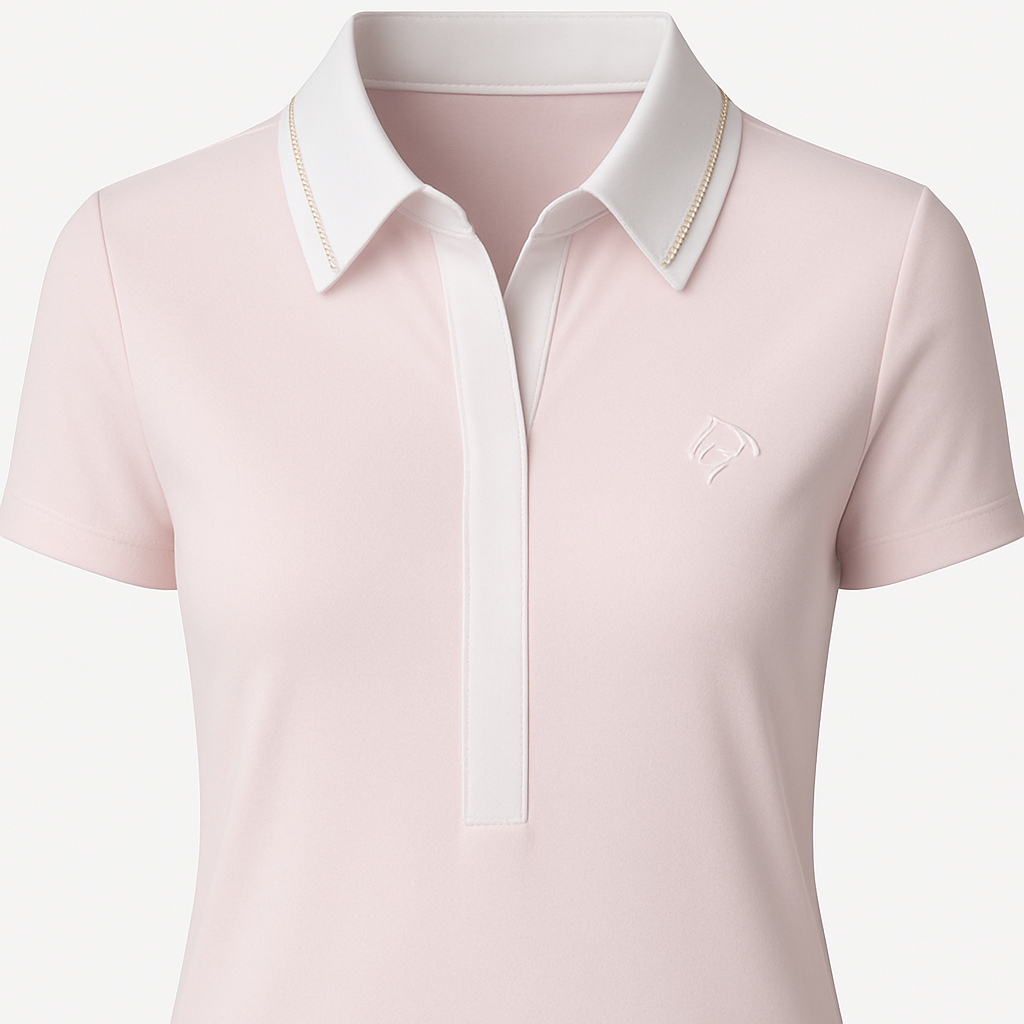The Ladies Classic Polo - Pink Gold