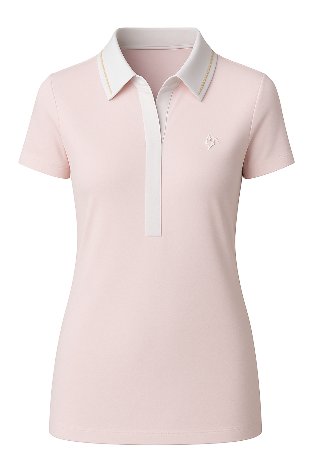 The Ladies Classic Polo - Pink Gold
