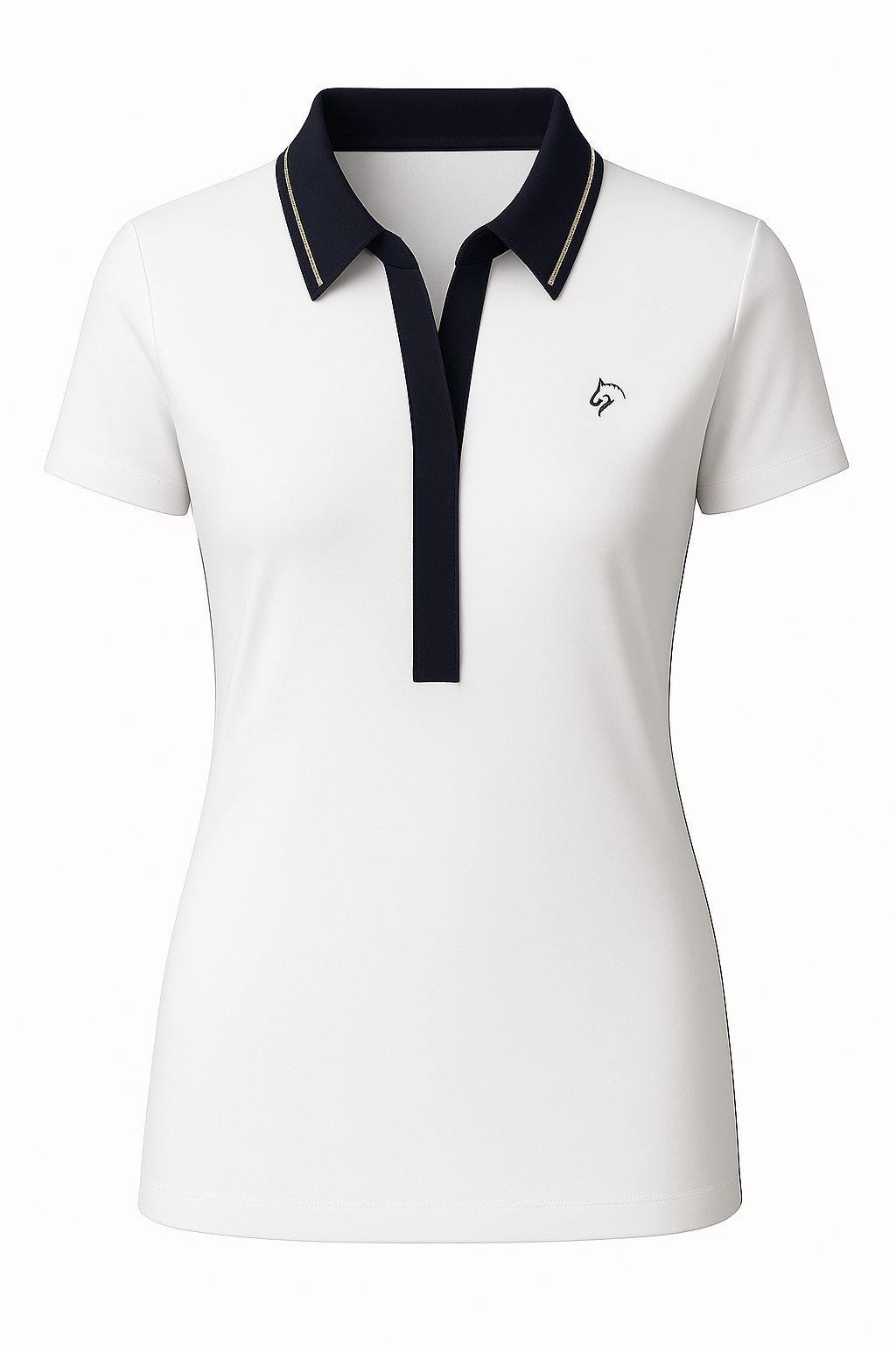 The Ladies Classic Polo - White Gold