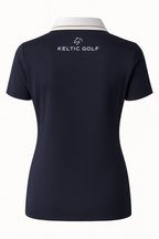 The Ladies Classic Polo - Navy Gold