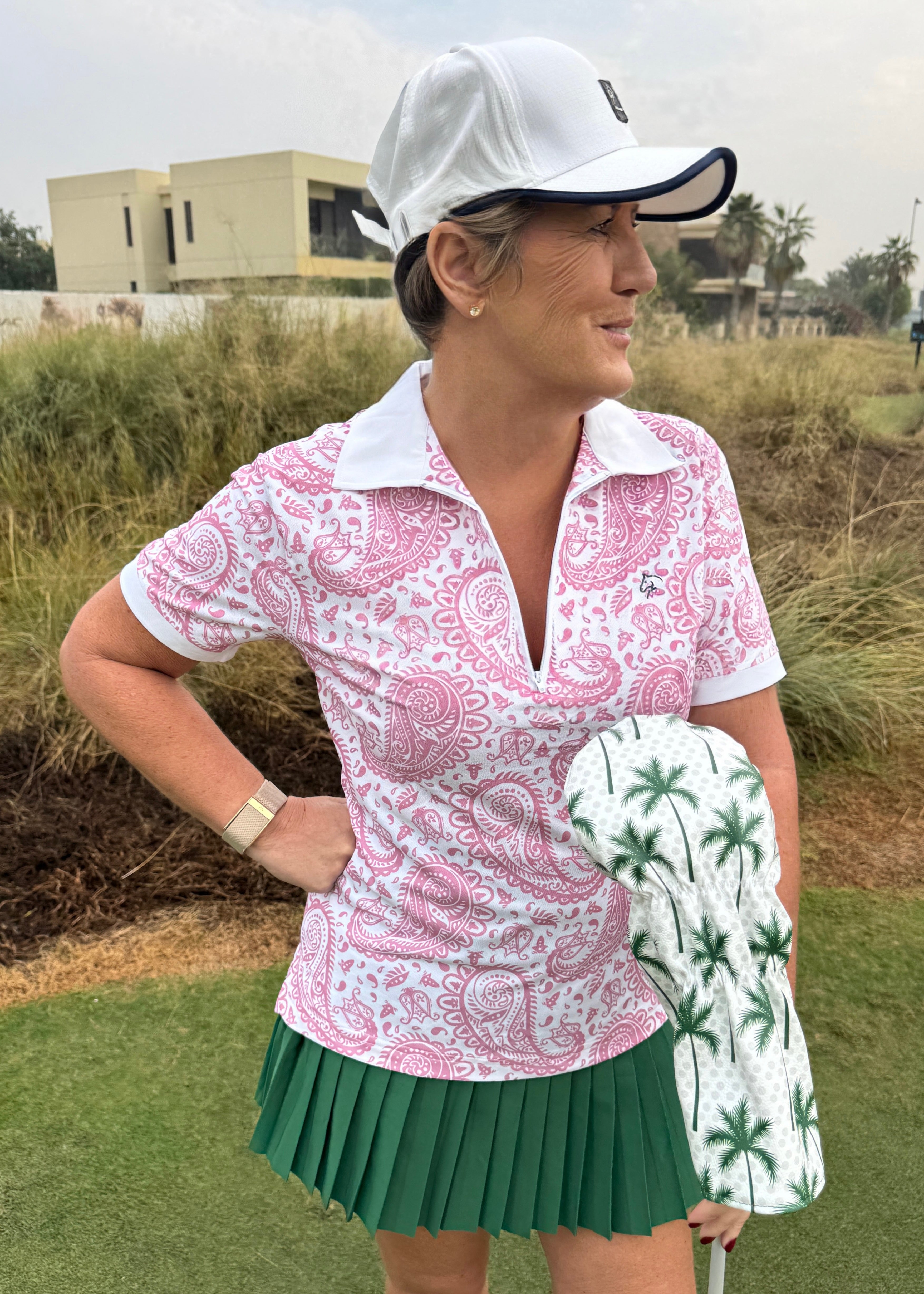 Ladies Golf Cap - Keltic White