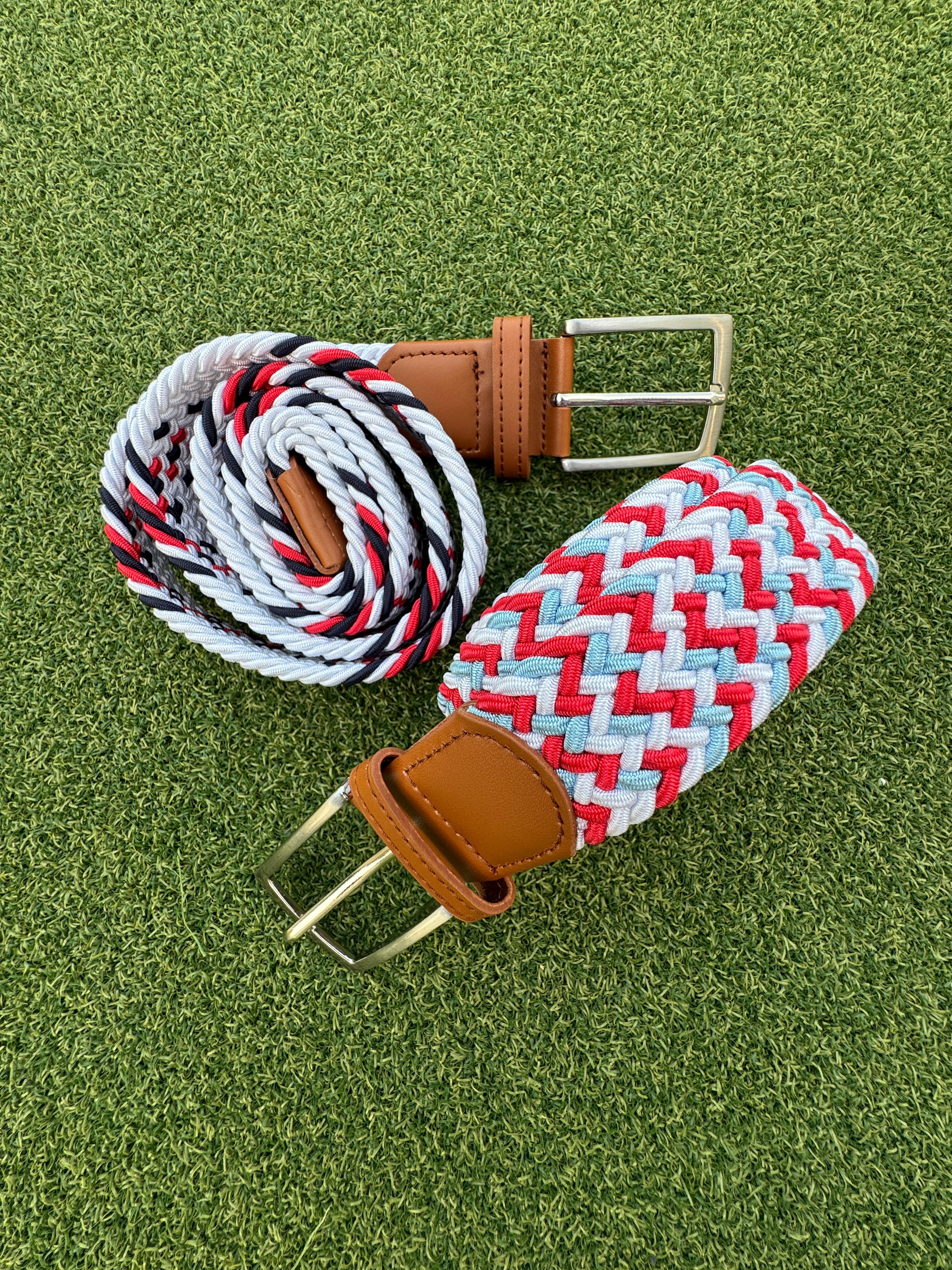 Belt - Blue Woven
