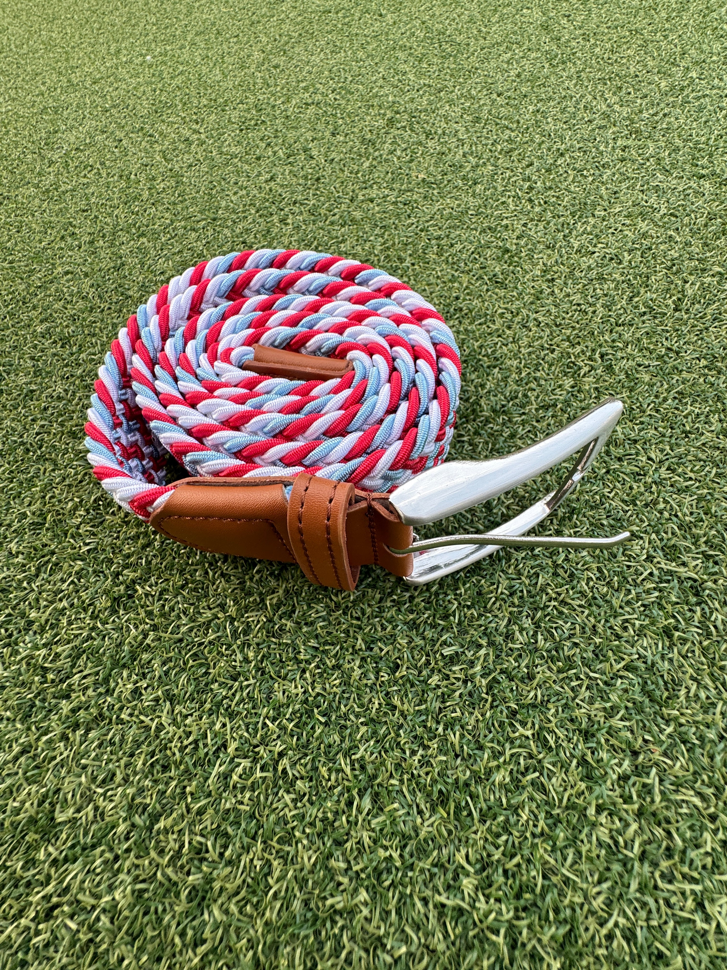 Belt - Blue Woven
