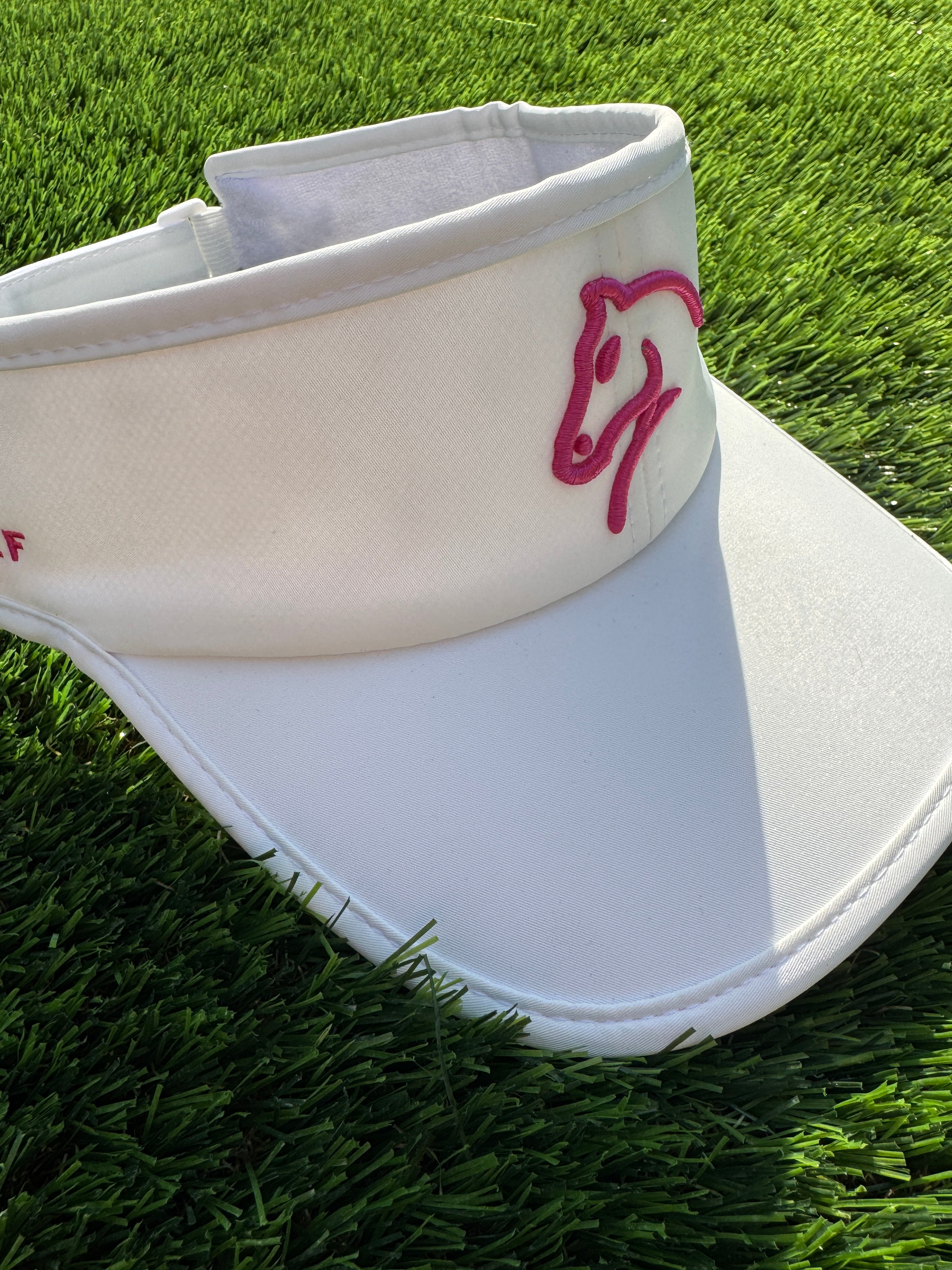 Ladies Visor - White