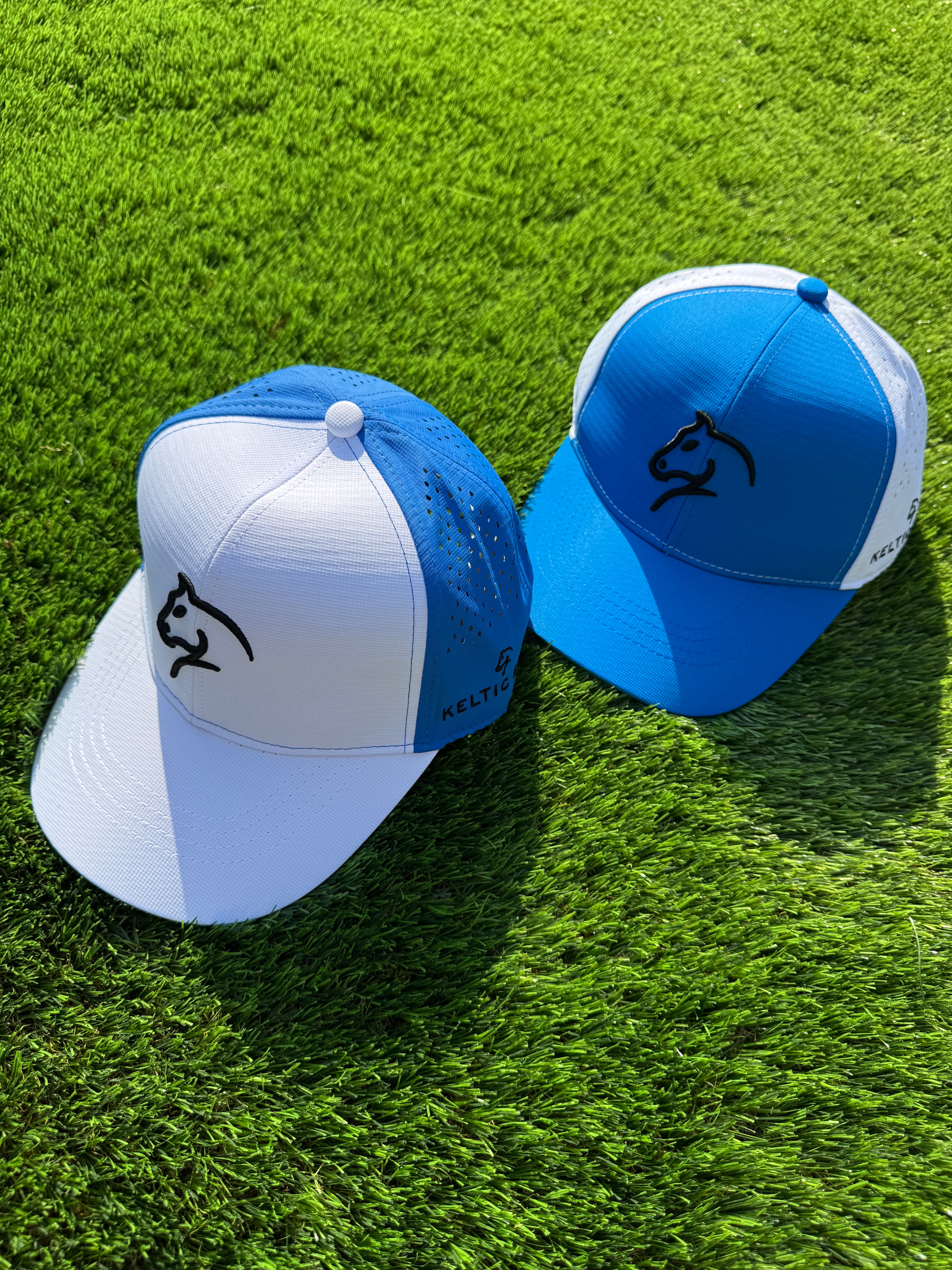 The Keltic Cap - White & Blue
