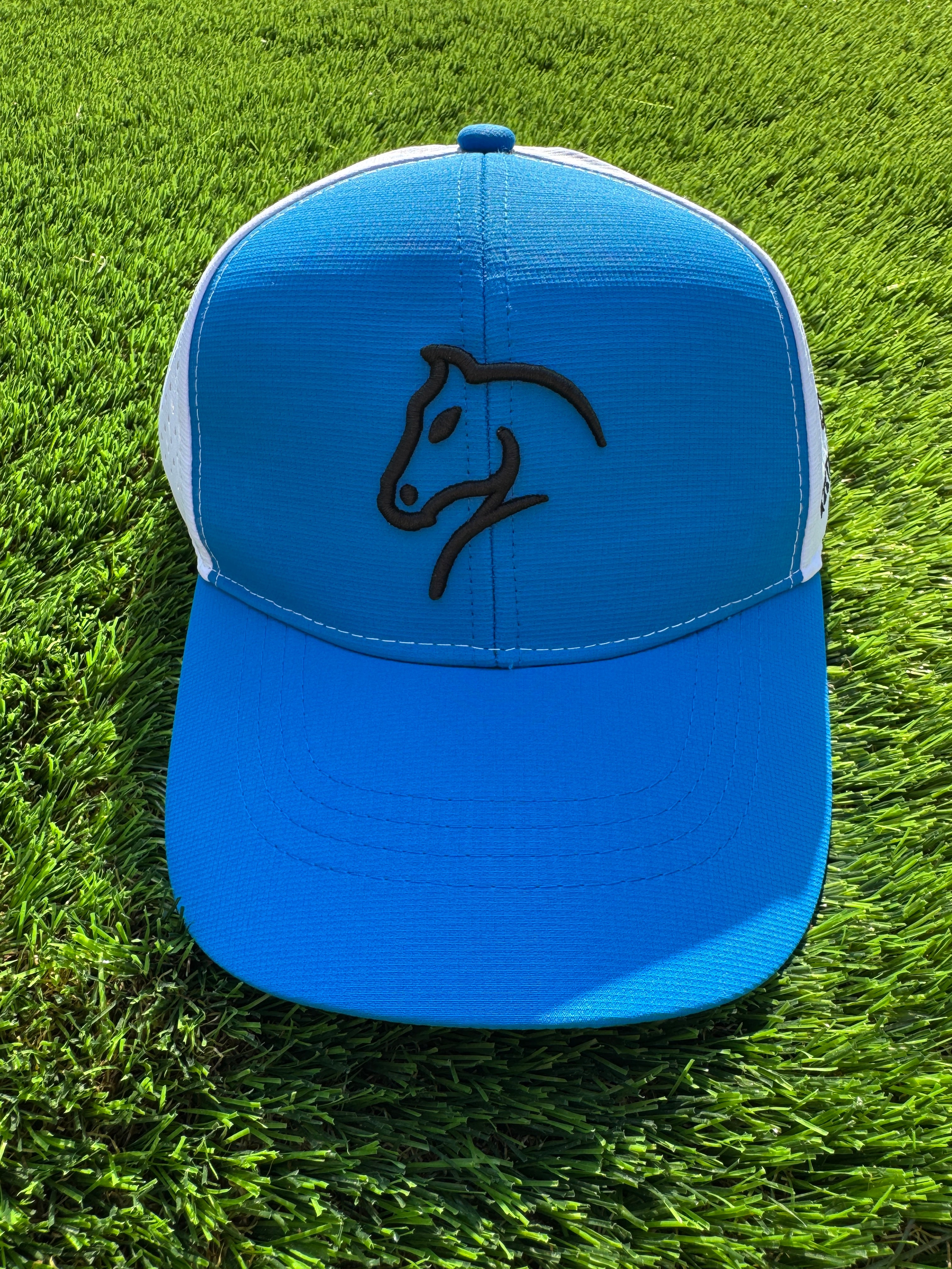 The Keltic Cap - Royal & White