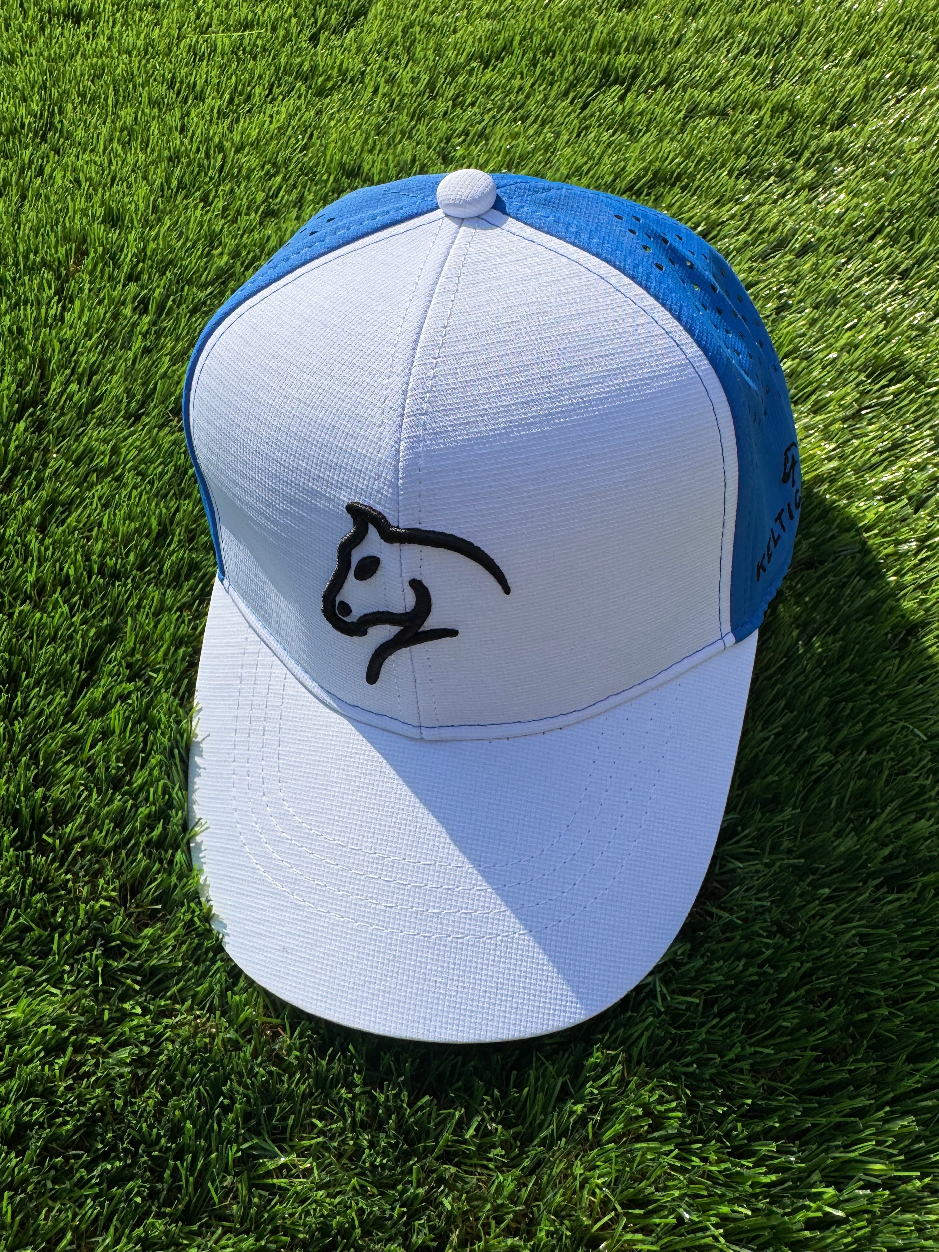 The Keltic Cap - White & Blue
