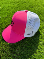 The Keltic Cap - Pink & White