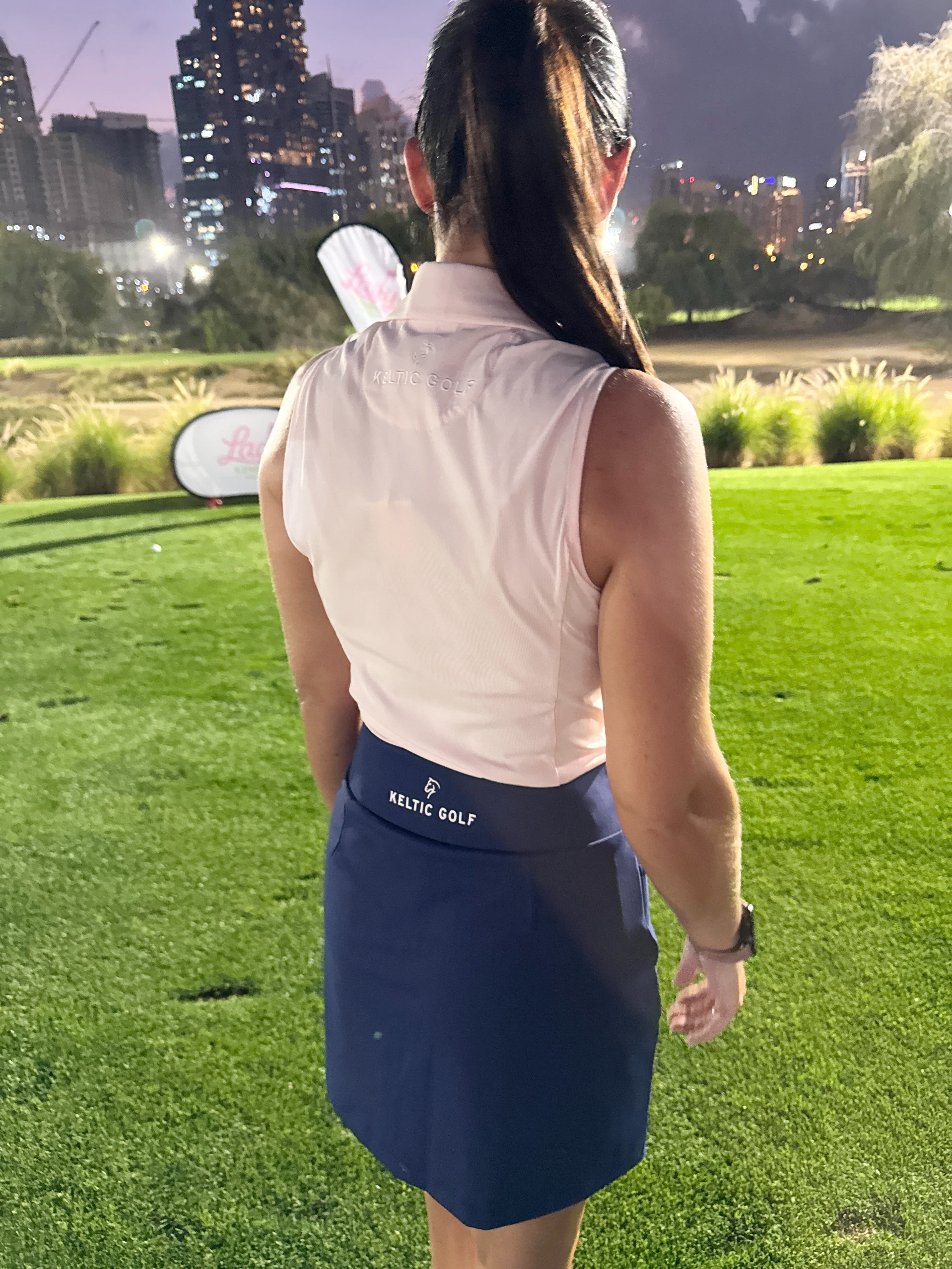 The Split Skirt - Navy