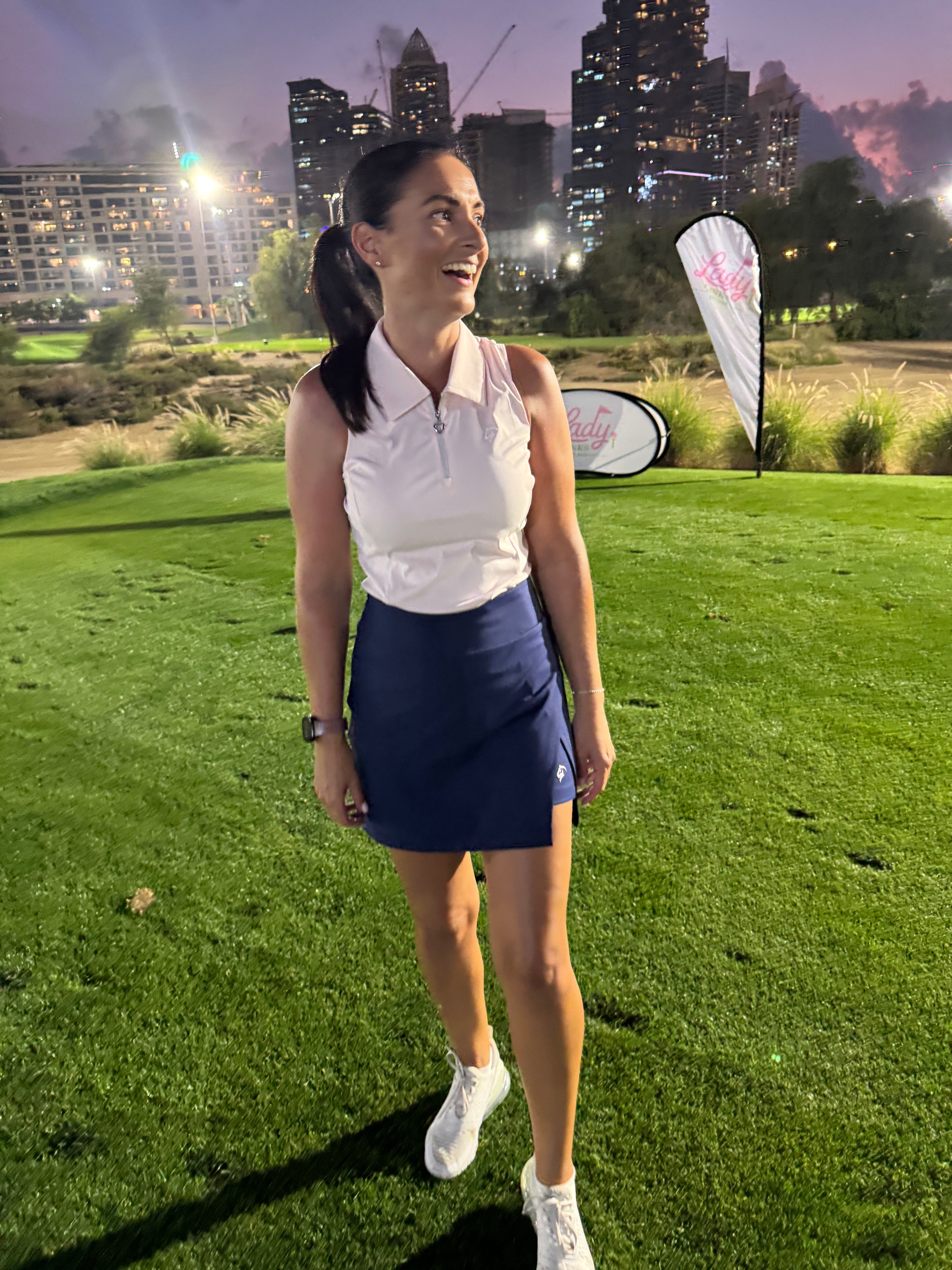 The Split Skirt - Navy