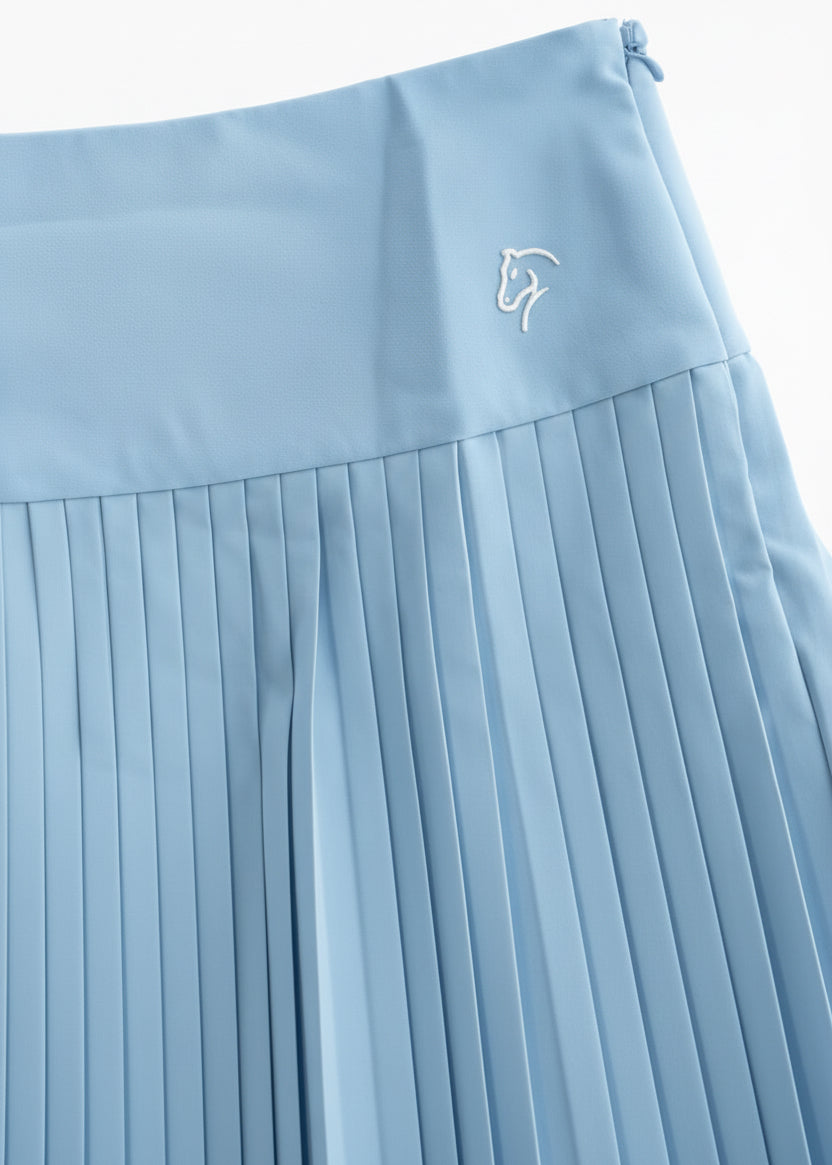 The Pleated Skirt - Light Blue