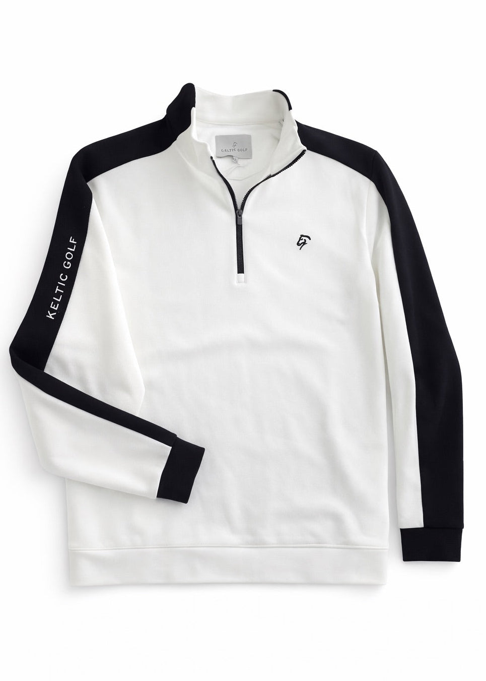 The Fairway Zip Sweater - White