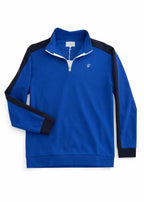 The Fairway Zip Sweater - Royal Blue