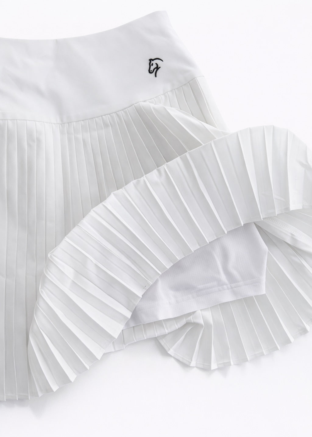 The Pleated Skirt - White