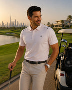 Men's Premium Polo - Ice Pink