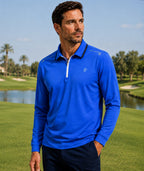 Men's Premium Long Sleeve Polo Shirt