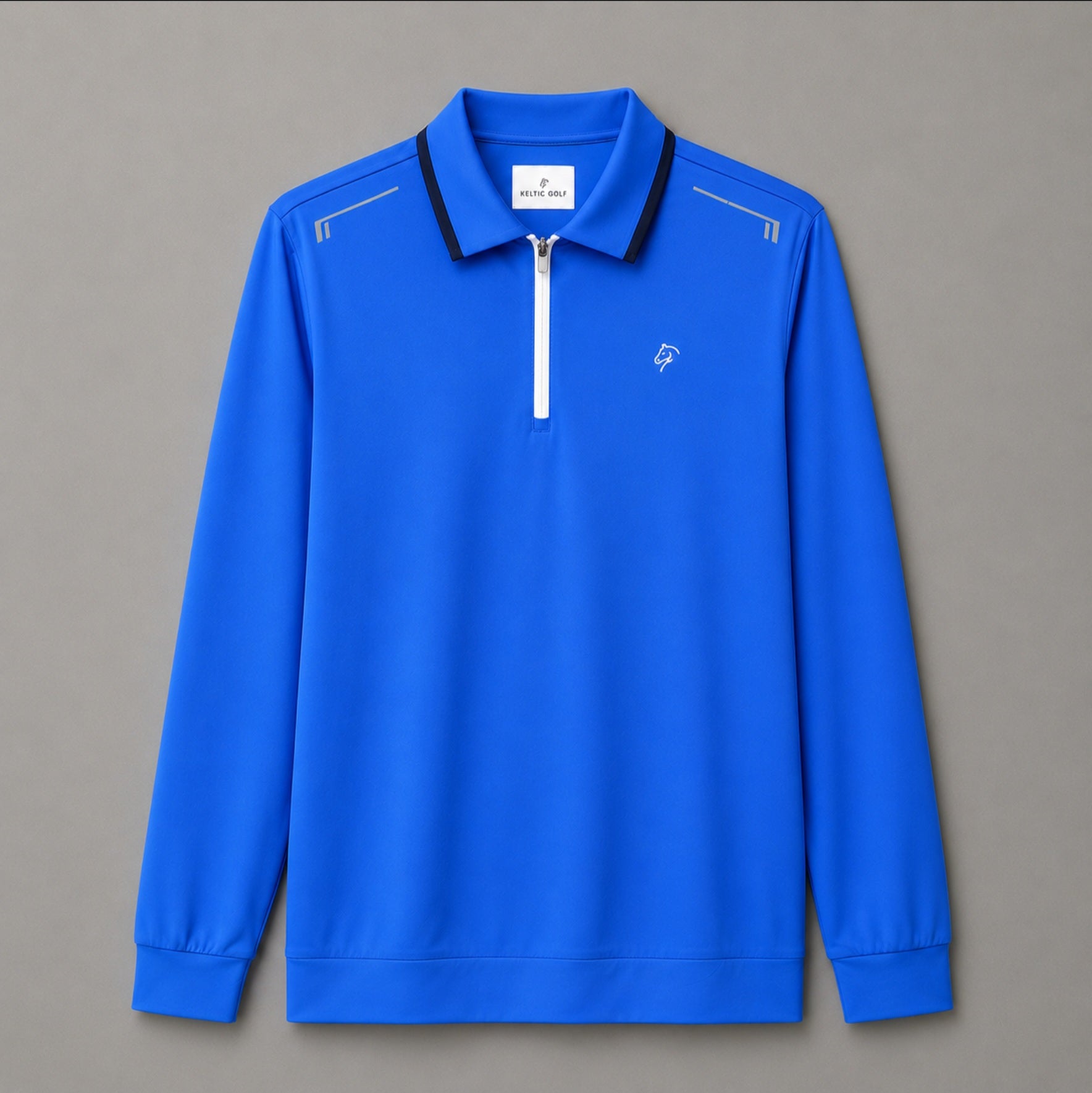 Men's Premium Long Sleeve Polo Shirt