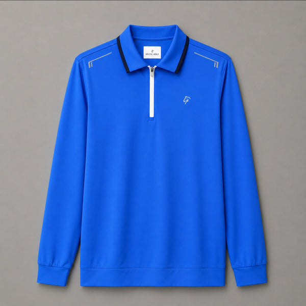 Men's Premium Long Sleeve Polo Shirt