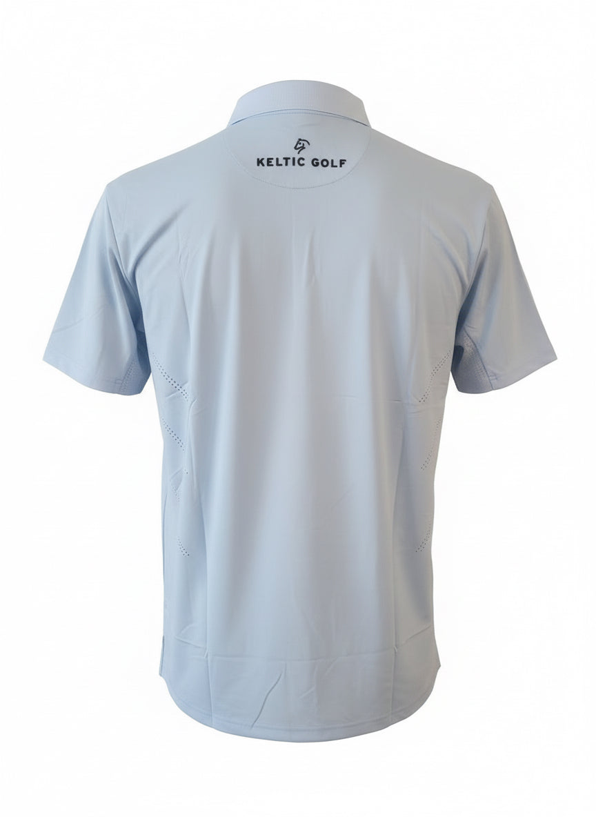 Men's Premium Polo - Ice Blue