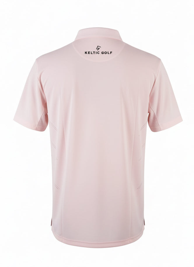Men's Premium Polo - Ice Pink