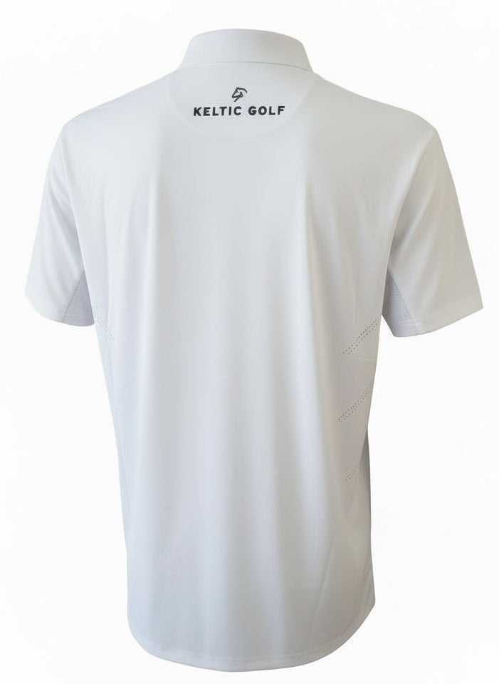 Men's Premium Polo - Pure White