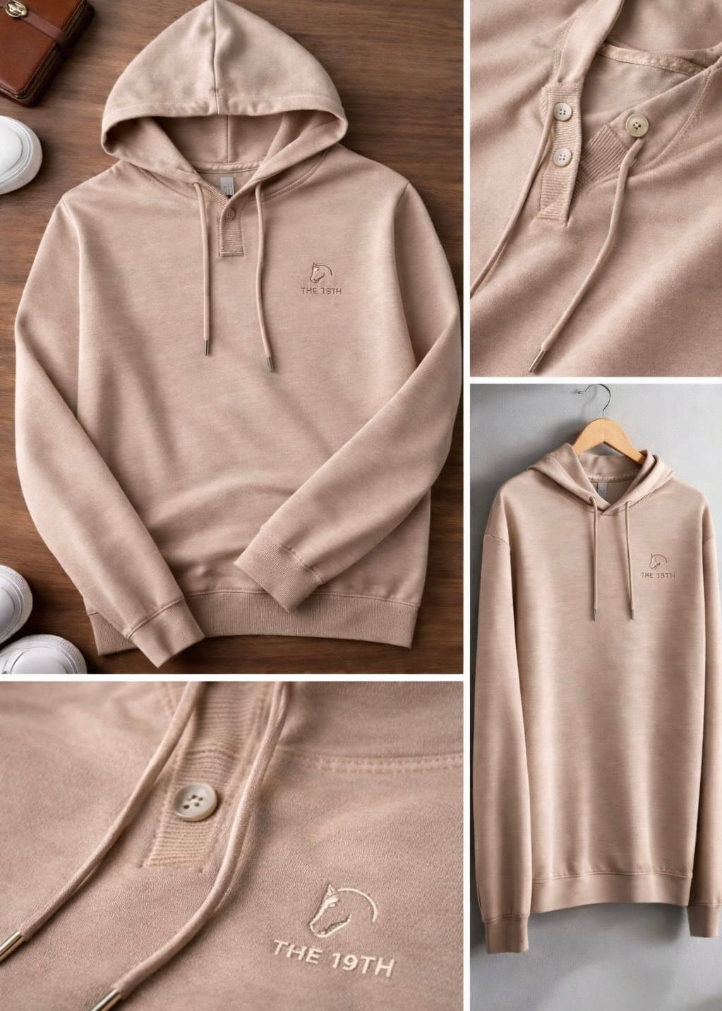 The Keltic Hoodie - Cream
