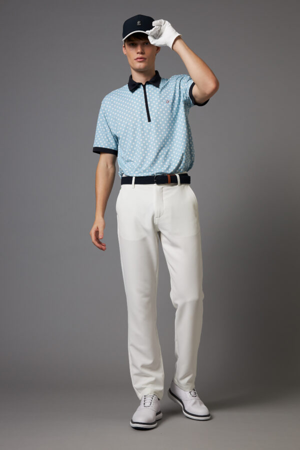 Zip Polo Allover