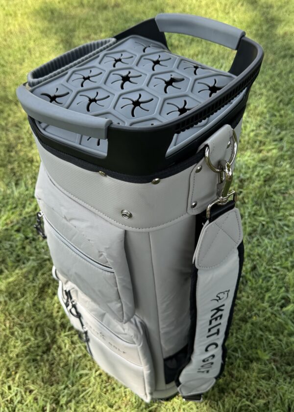 Golf Cart Bag – Padded Khaki Grey