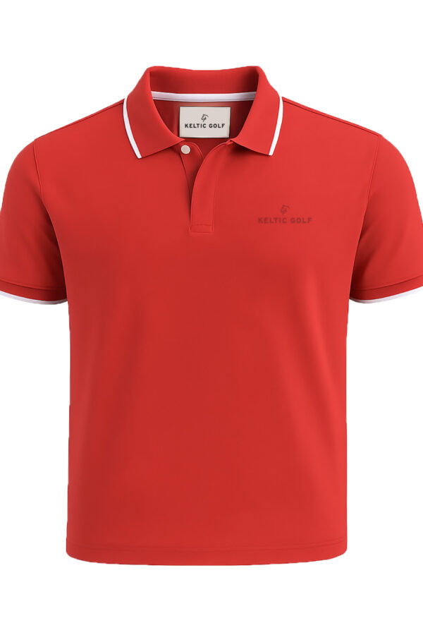 19th Hole Polo Shirt - Goji Berry